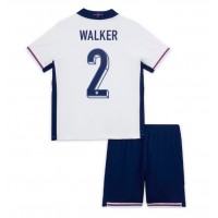 Koszulka piłkarska Anglia Kyle Walker #2 Strój Domowy dla dzieci ME 2024 tanio Krótki Rękaw (+ Krótkie spodenki)